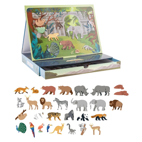 Magnetic Scene with Drawer: Zoo