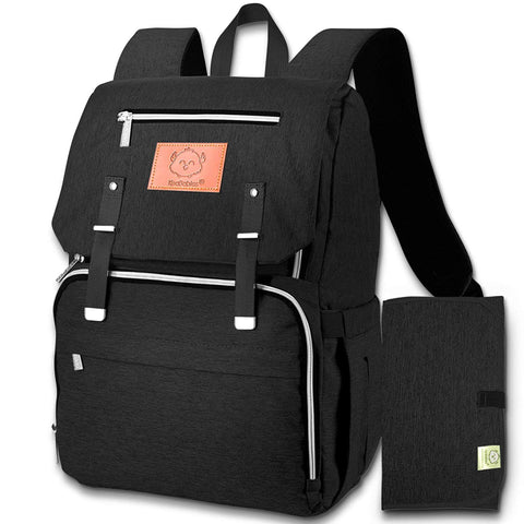 Diaper Backpack: Explorer (Trendy Black)