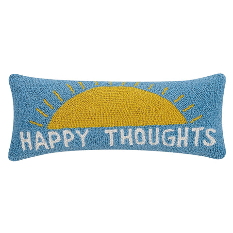 Hook Pillow: Happy Thoughts