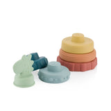 Itzy Stacker Silicone Stacking Toy: Dino