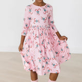 Candy Cane Cutie Pocket Twirl Dress