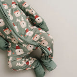 Little Ones, Sleeper: Green Christmas Bears