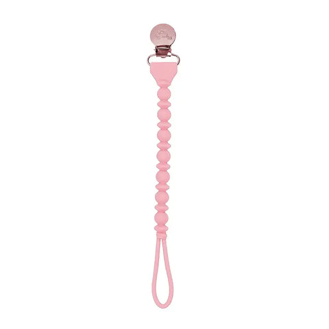 Sweetie Strap Pacifier Clip: Pink