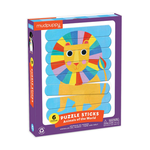 Puzzle Sticks: Animals of the World
