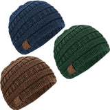 Beanie: Blue, Hunter, Brown