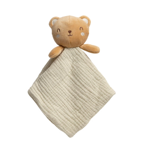 Bear Lovey - Organic Cotton Muslin