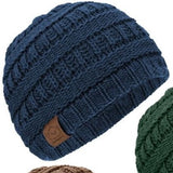 Beanie: Blue, Hunter, Brown