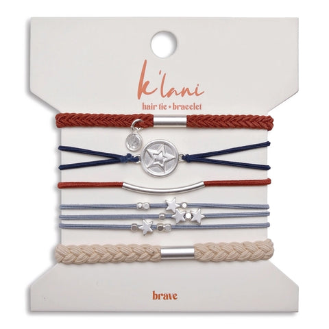 K'Lani Hair Tie Bracelets: Brave