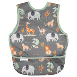 Bib w/ Catch Pocket: Zoo