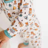 Little Ones, 2-Pc Pajama: Cozy Campsite