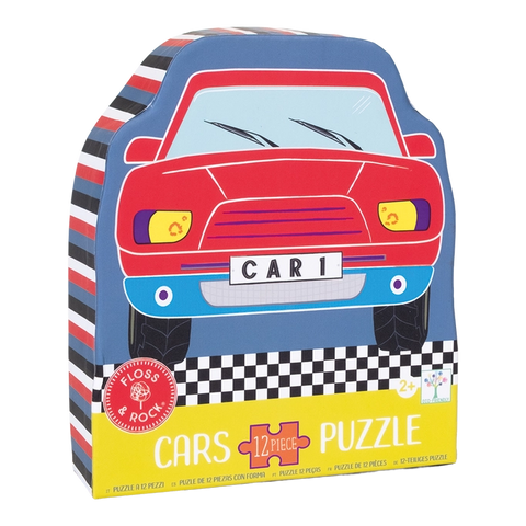 Cars Shaped Jigsaw Puzzle 12 piece