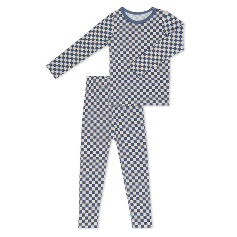 Bestaroo, 2-pc Pajama: Checkers Blue