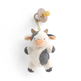 Bitzy Pal Pacifier & Lovey: Cow