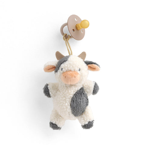 Bitzy Pal Pacifier & Lovey: Cow
