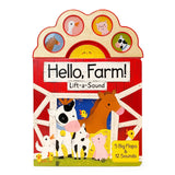 Hello Farm! Lift-a-flap Sound Book