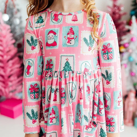 Dear Santa Pocket Twirl Dress