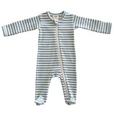 Siix, Footie: Dusty Blue Stripe