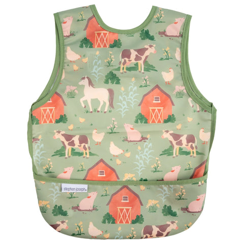 Bib w/ Catch Pocket: Farm