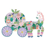 Fairy Tale Horse & Carriage Shaped Jigsaw Puzzle 80 piece