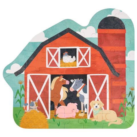 Farm Shaped Jigsaw Puzzle 44 piece