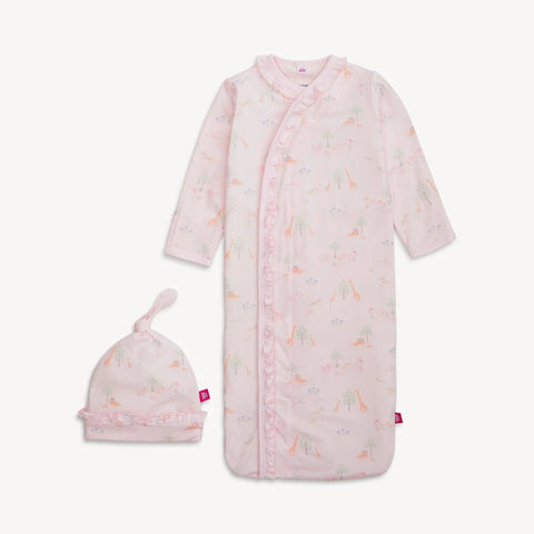 Magnetic Me, Gown & Hat: Serene Safari Pink
