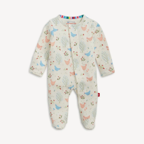 Magnetic Me, Footie: Chicken Tender Organic Cotton