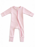 Siix, Romper: Pink Stripe