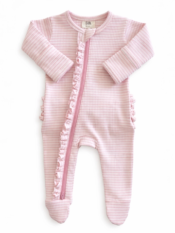 Siix, Footie: Pink Stripe