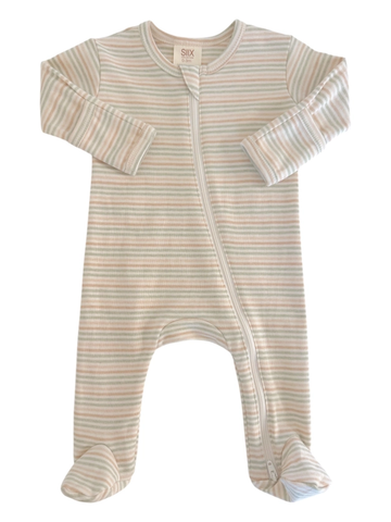Siix, Footie: Multi Stripe