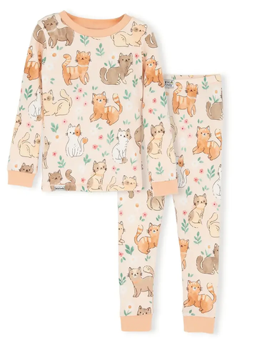 Lazy One, 2-Pc Pajama: Cats
