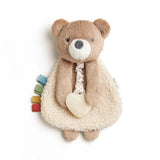 Itzy Lovey Plush with Silicone Teether Toy: Bear