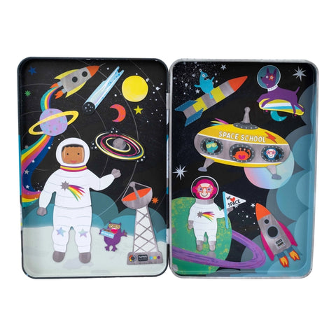 Magnetic Playtime Tin: Space