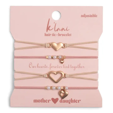 K'Lani Hair Tie Bracelets: Mother/Daughter