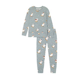 Bird & Bean, 2-pc Pajamas: Snow Bunny