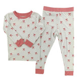 Little Ones, 2-Pc Pajama: Ribbon Bow