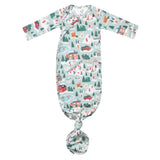 Copper Pearl, Knotted Gown: Snowy Slopes