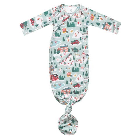 Copper Pearl, Knotted Gown: Snowy Slopes