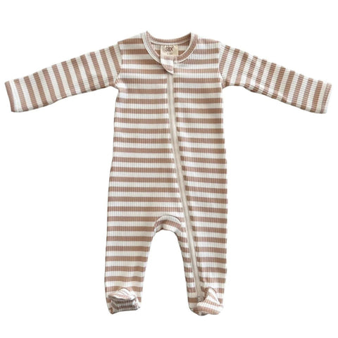 Siix, Footie: Tan Stripe