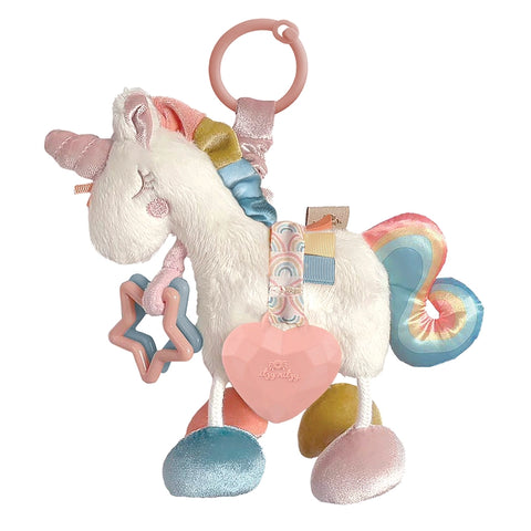 Link & Love Unicorn Activity Plush with Teether Toy