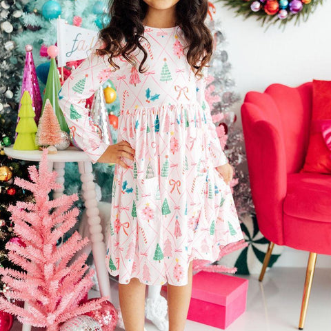 Very Merry Pocket Twirl Dress