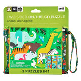 Animal Menagerie Double Sided On-The-Go Puzzle