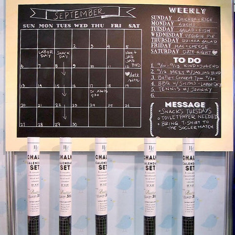 Chalk Calendar Set