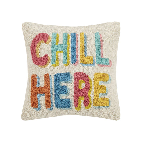 Hook Pillow: Chill Here