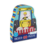 Digger Shaped Jigsaw Puzzle 12 piece