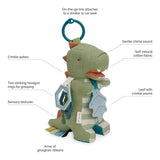 Link & Love Dino Activity Plush with Teether Toy
