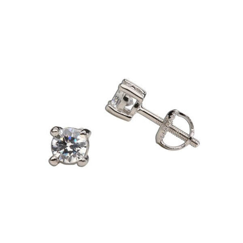 Earrings: Sterling Silver Crystal