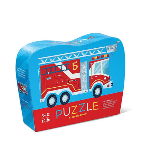 Fire Truck Mini Jigsaw Puzzle 12 piece