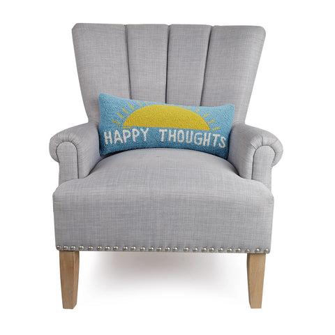 Hook Pillow: Happy Thoughts