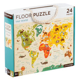Our World Map 24-Piece Floor Puzzle