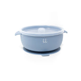 Suction Bowl with Lid - Slate